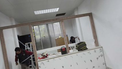 中共梧州市长洲区纪委信访室装修工程开工