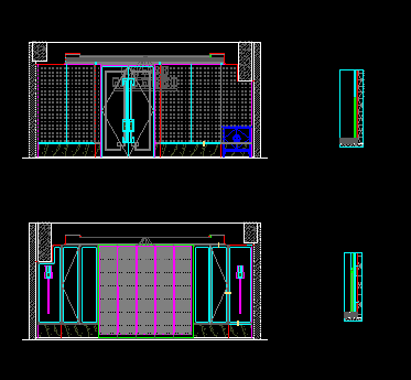 某高档中式餐厅装修施工图纸【附效果图】免费下载 - 建筑装修图 - 土木工程网