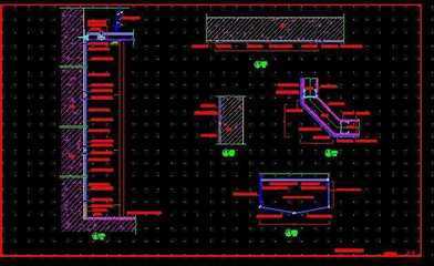 服务台施工图免费下载 - 建筑装修图 - 土木工程网